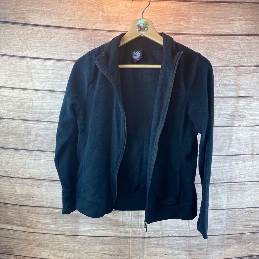 Victoria's Secret Black Fleece Bomber Jacket
